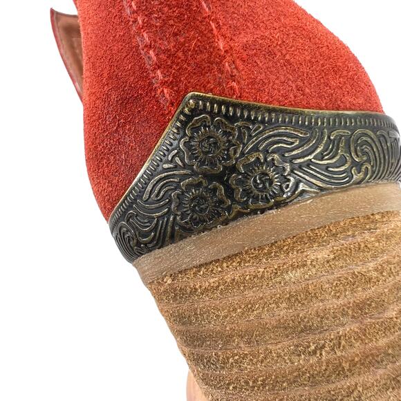 JEFFREY CAMPBELL for FP Comwell Ankle Boots in Rust Women's Size 8 - Picture 11 of 16